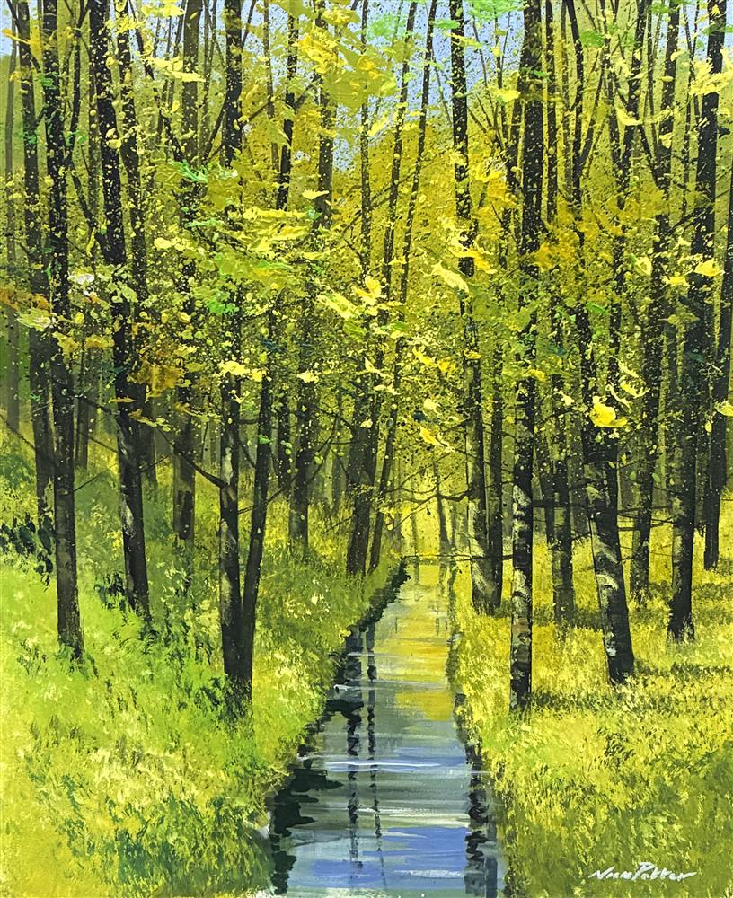 Nick Potter - 'Nature Wakes' - Framed Original Artwork