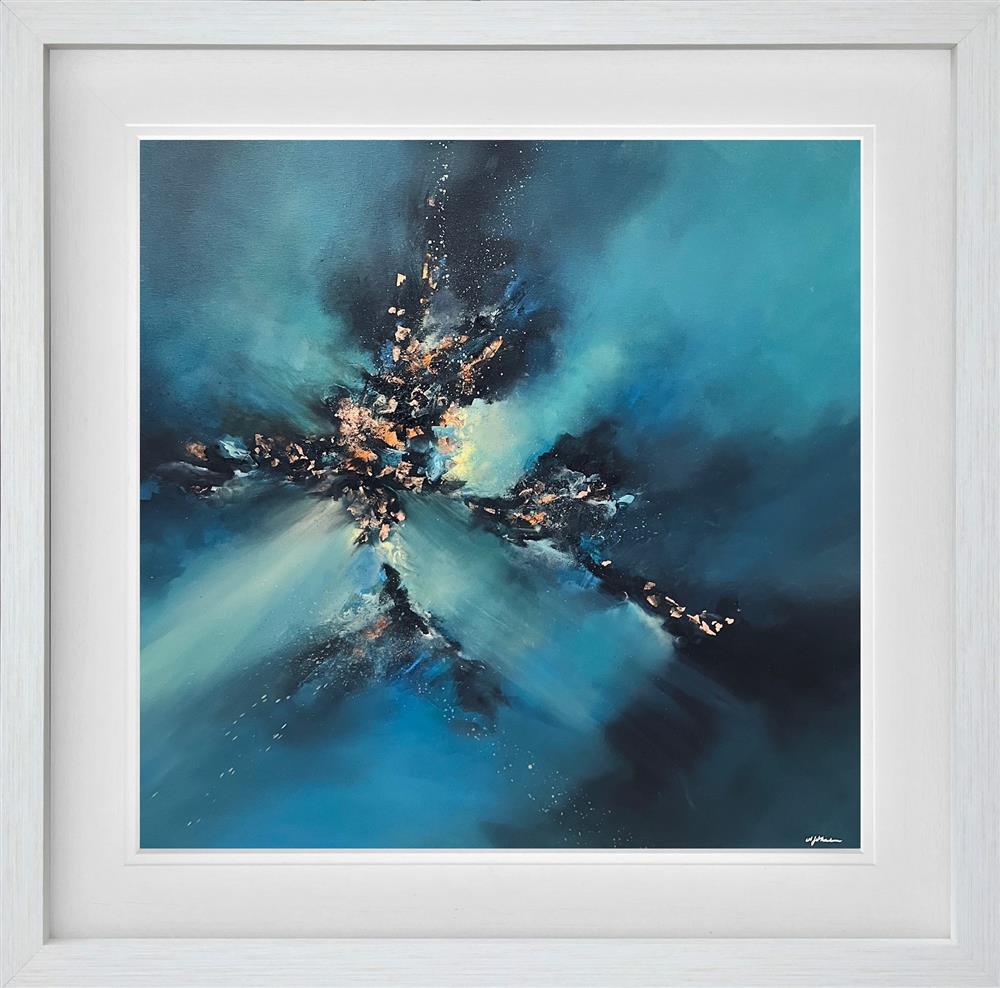 Alison Johnson - 'Nebula Rays I' - Framed Original Artwork