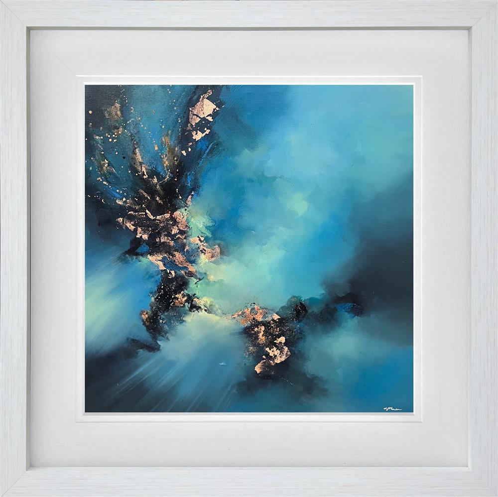 Alison Johnson - 'Nebulua Rays II' - Framed Original Artwork