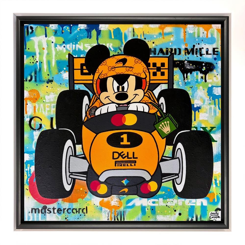 Emily Crook - 'Need For Speed' - Framed Original Artwork