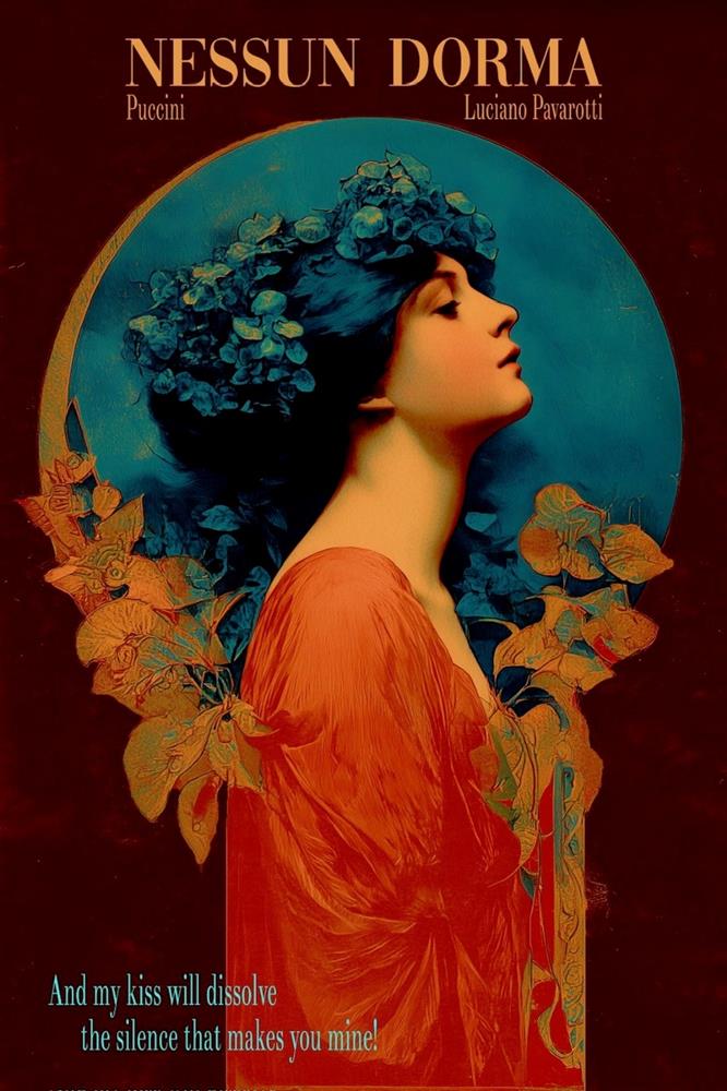 Linda Charles - 'Nessun Dorma - ReImagined' - Framed Original Artwork