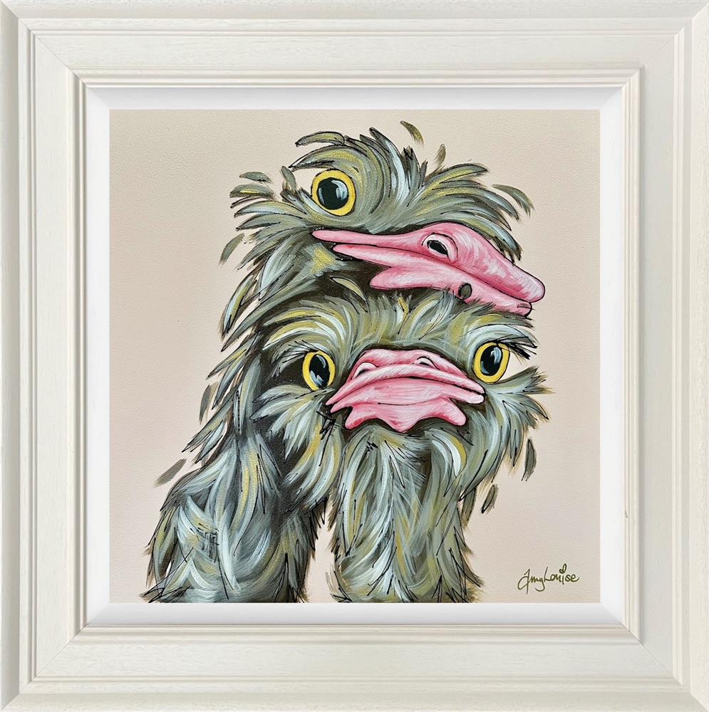 Amy Louise - 'Nestled Love' - Framed Original Art
