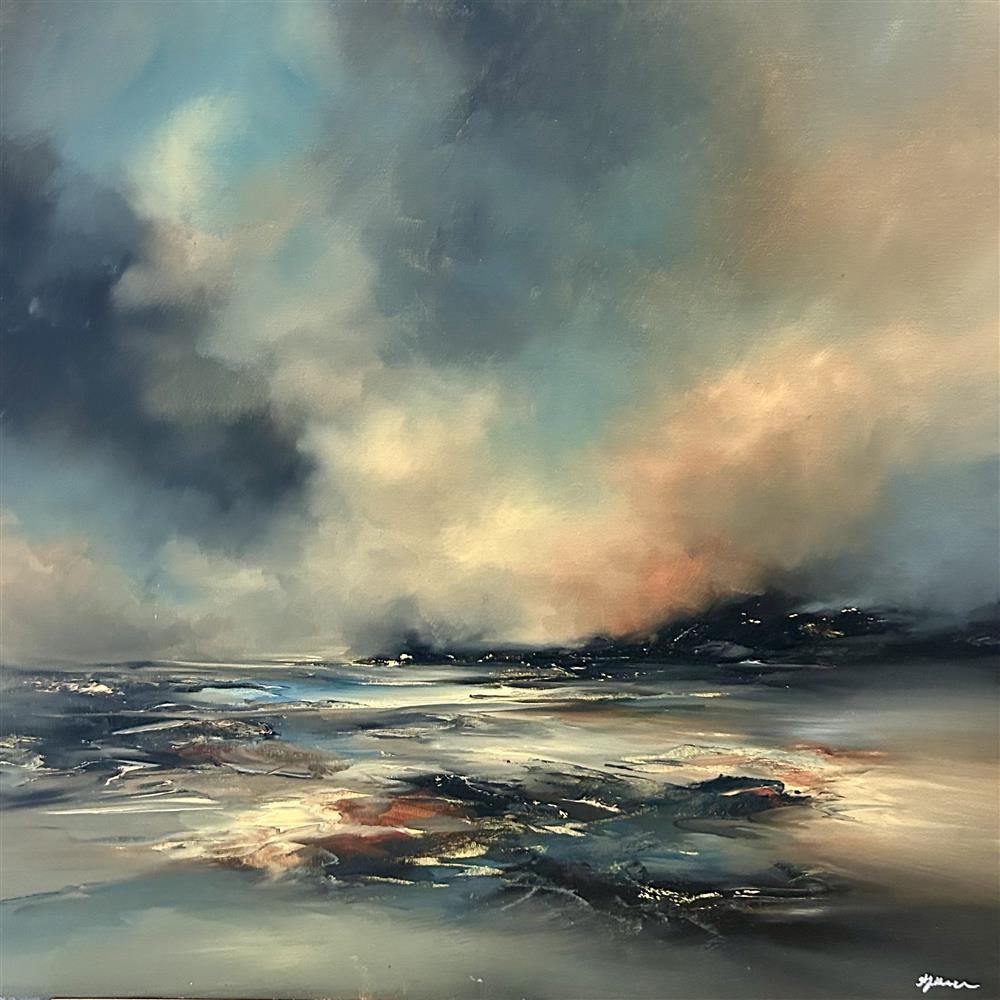 Alison Johnson - 'Moonlit Waters' - Framed Original Artwork