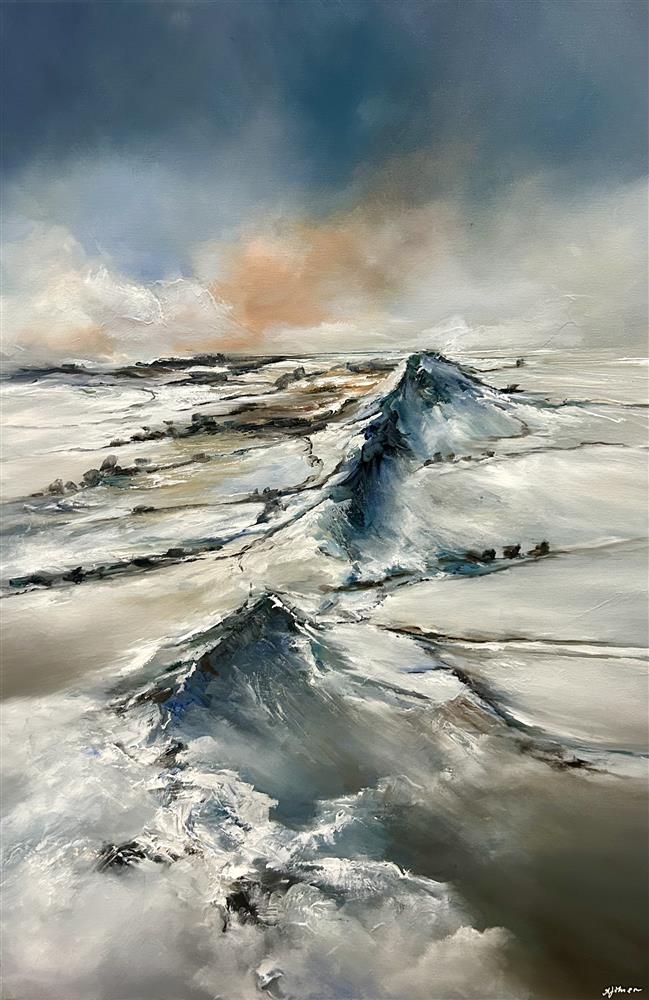 Alison Johnson - 'Dragon's Back' - Framed Original Artwork