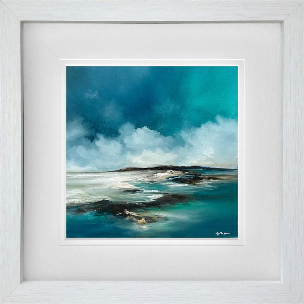 Alison Johnson - 'Eternal Blue' - Framed Original Artwork