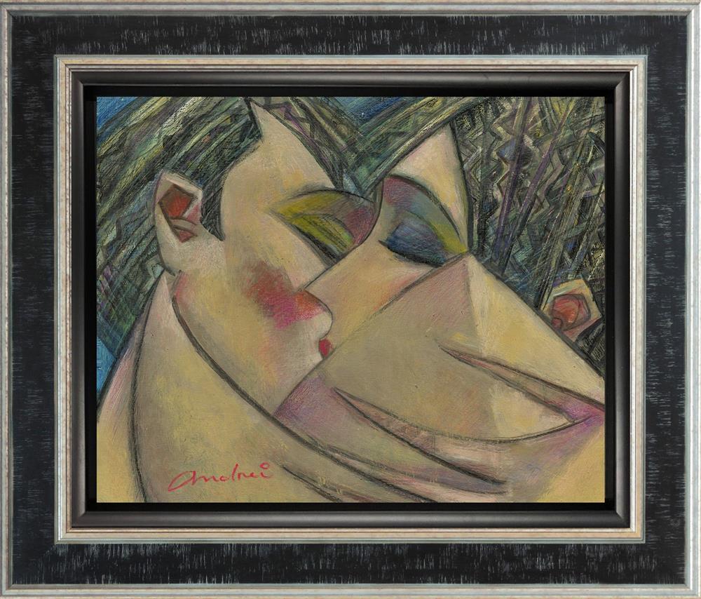 Andrei Protsouk - 'Lovers' - Framed Original Art