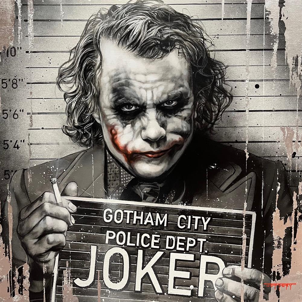 Ben Jeffery - 'Gotham's Most Wanted' - Framed Original Art