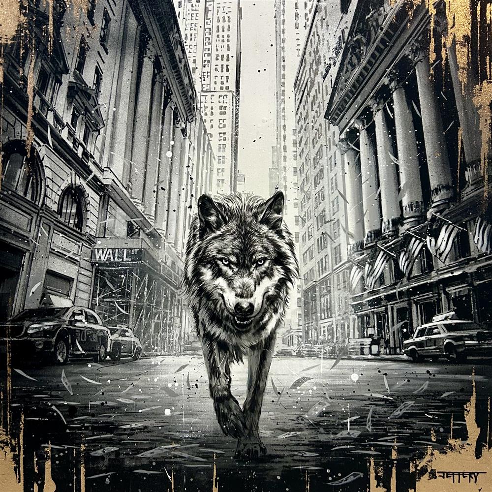 Ben Jeffery - 'The Wolf Of Wall Street' - Framed Original Art