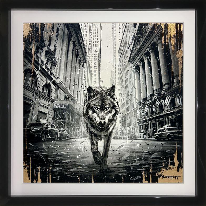 Ben Jeffery - 'The Wolf Of Wall Street' - Framed Original Art
