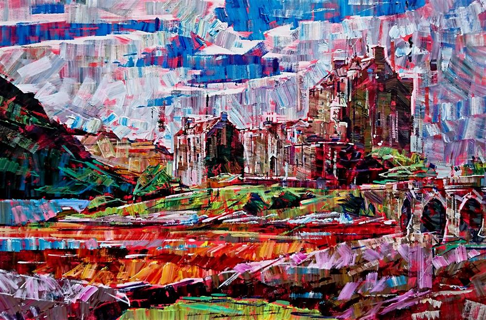 Colin Brown - 'Castle Views' - Framed Original Art