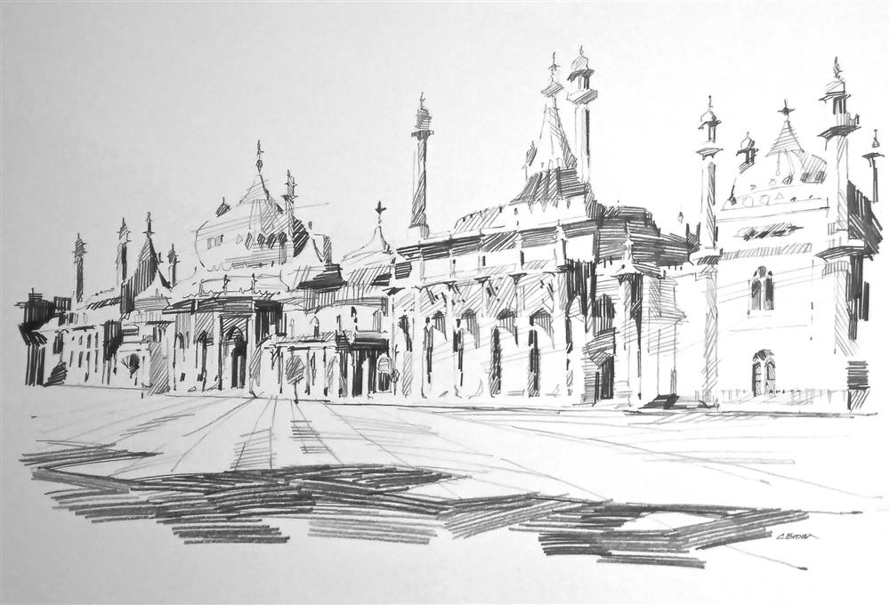 Colin Brown - 'Brighton Pavilion - Study' - Framed Original Art