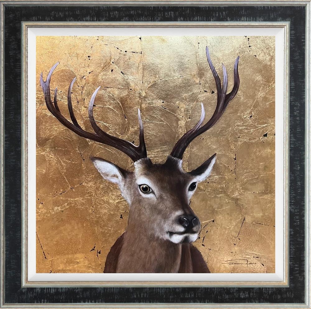 Dale Bowen - 'Stag' - Framed Original Art