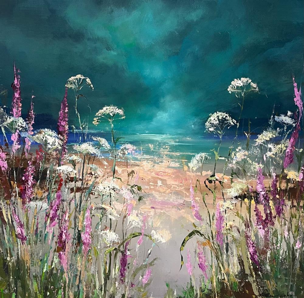 Ewa Czarniecka - 'Moonlight Reflections' - Framed Original Art