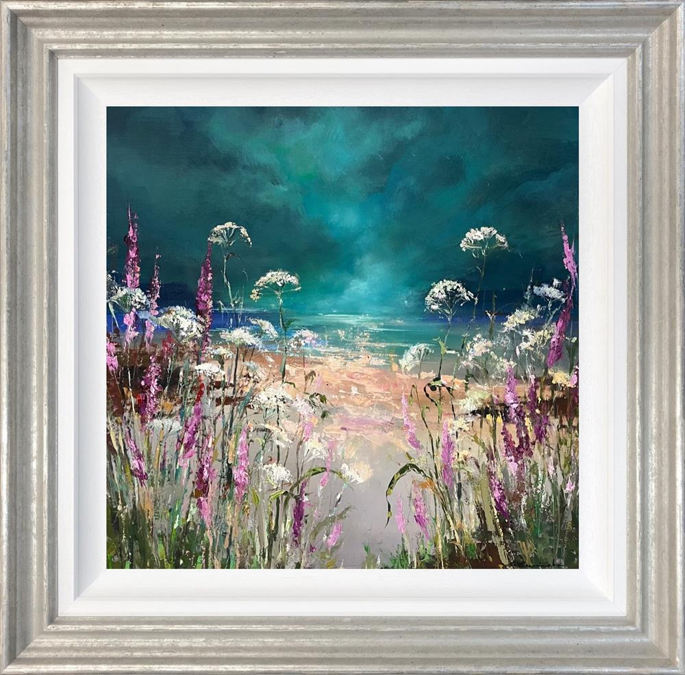 Ewa Czarniecka - 'Moonlight Reflections' - Framed Original Art