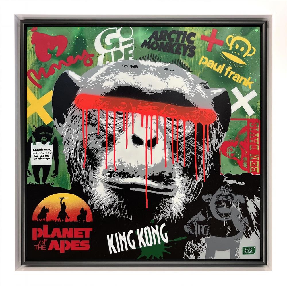 Hue Folk - 'The Boss' - Framed Original Artwork
