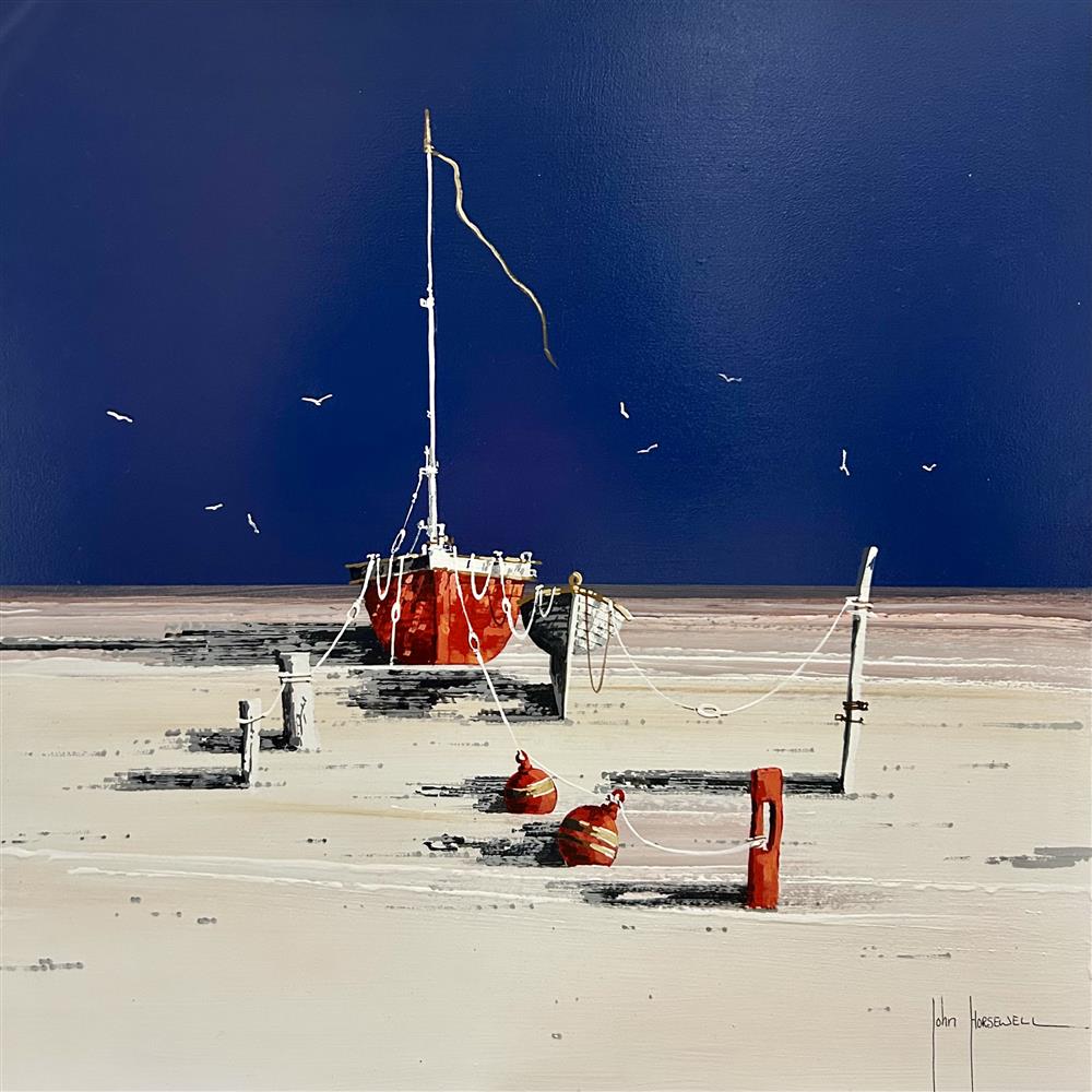 John Horsewell - 'Riding Solo' - Framed Original Artwork