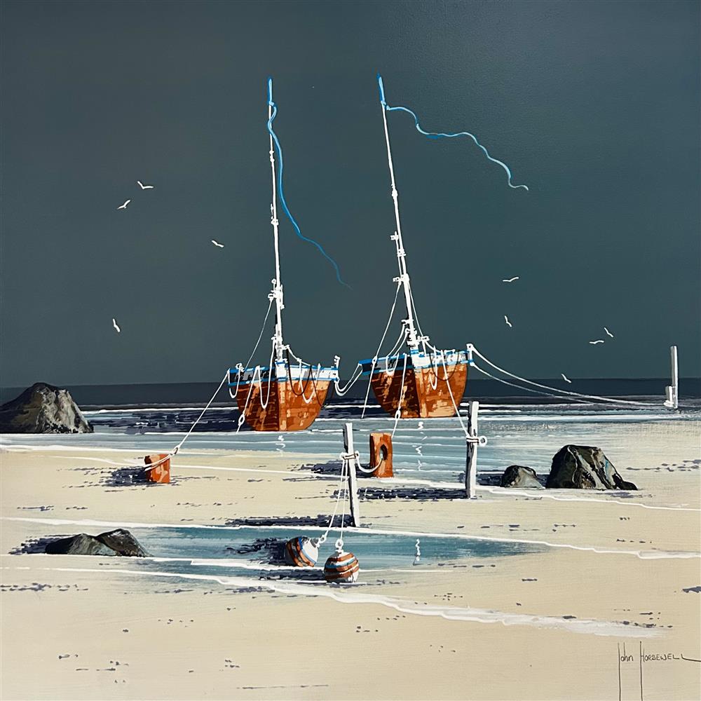 John Horsewell - 'A Rocky Start' - Framed Original Artwork