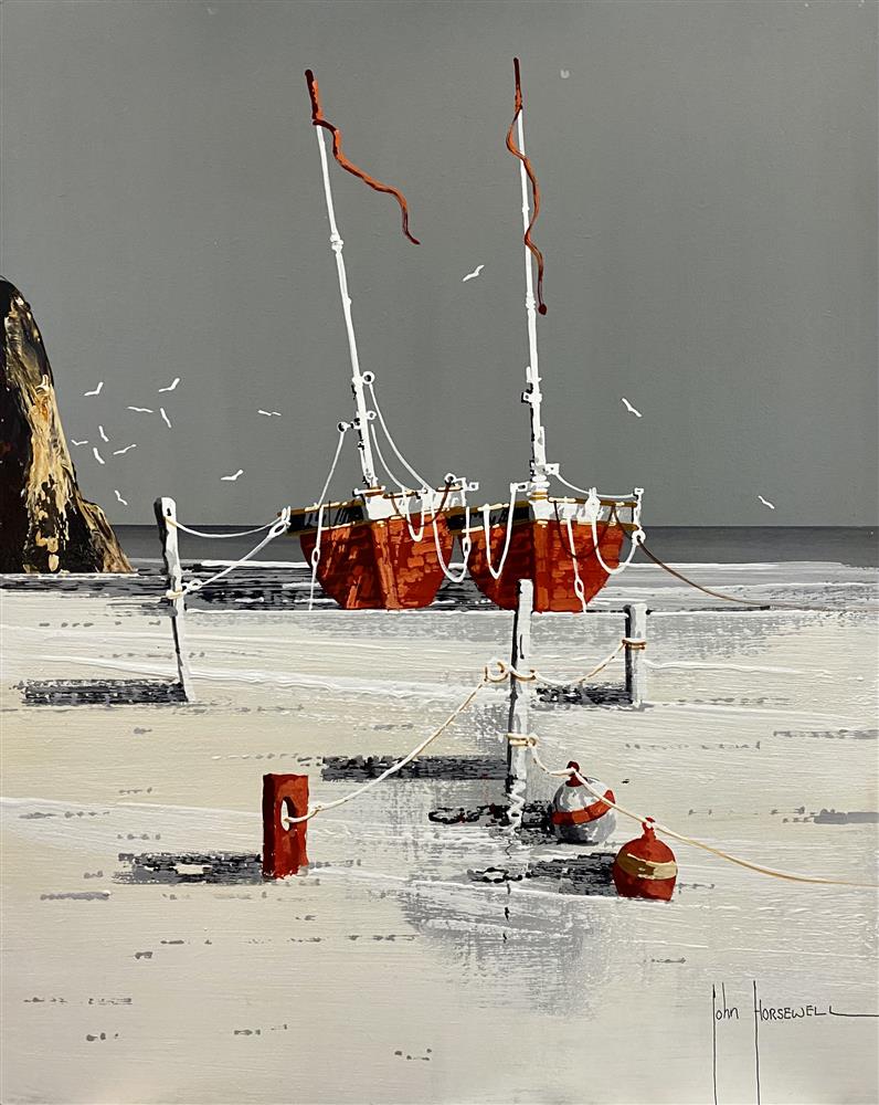 John Horsewell - 'Coastal Charisma' - Framed Original Artwork