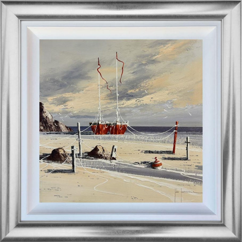 John Horsewell - 'Boats In The Bay' - Framed Original Artwork