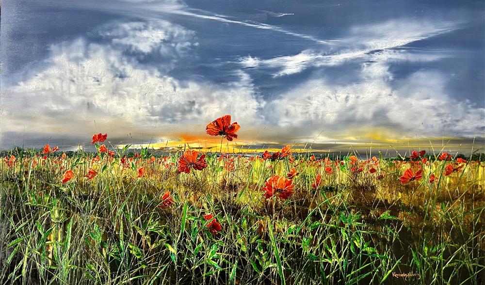 Kimberley Harris - 'Poppy Dreamcast' - Framed Original Art