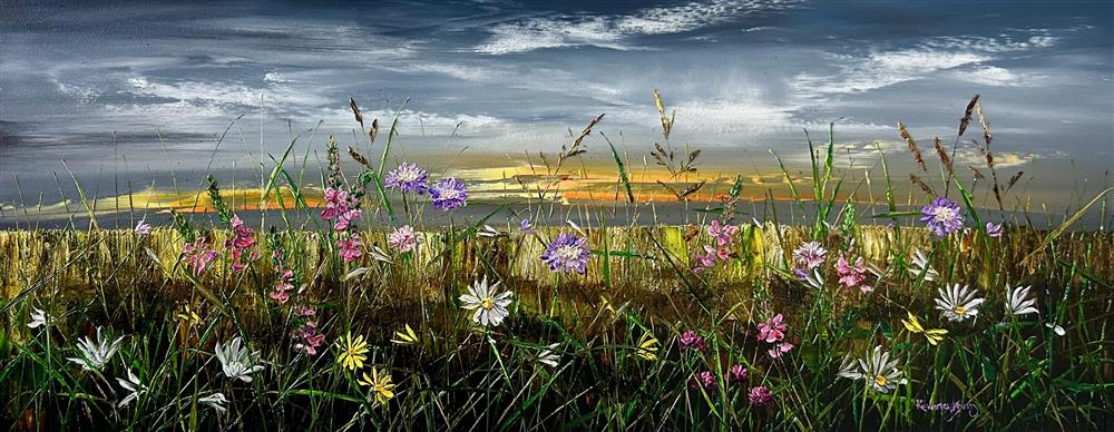 Kimberley Harris - 'Springtime Oasis' - Framed Original Art