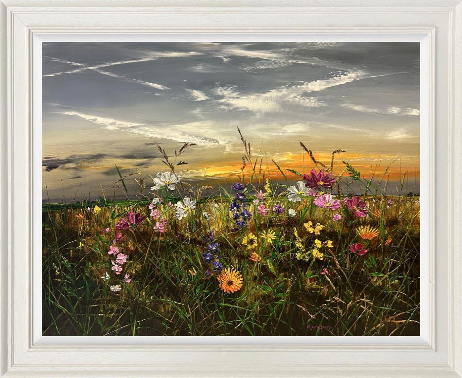 Kimberley Harris - 'Peace At Sunset' - Framed Original Art