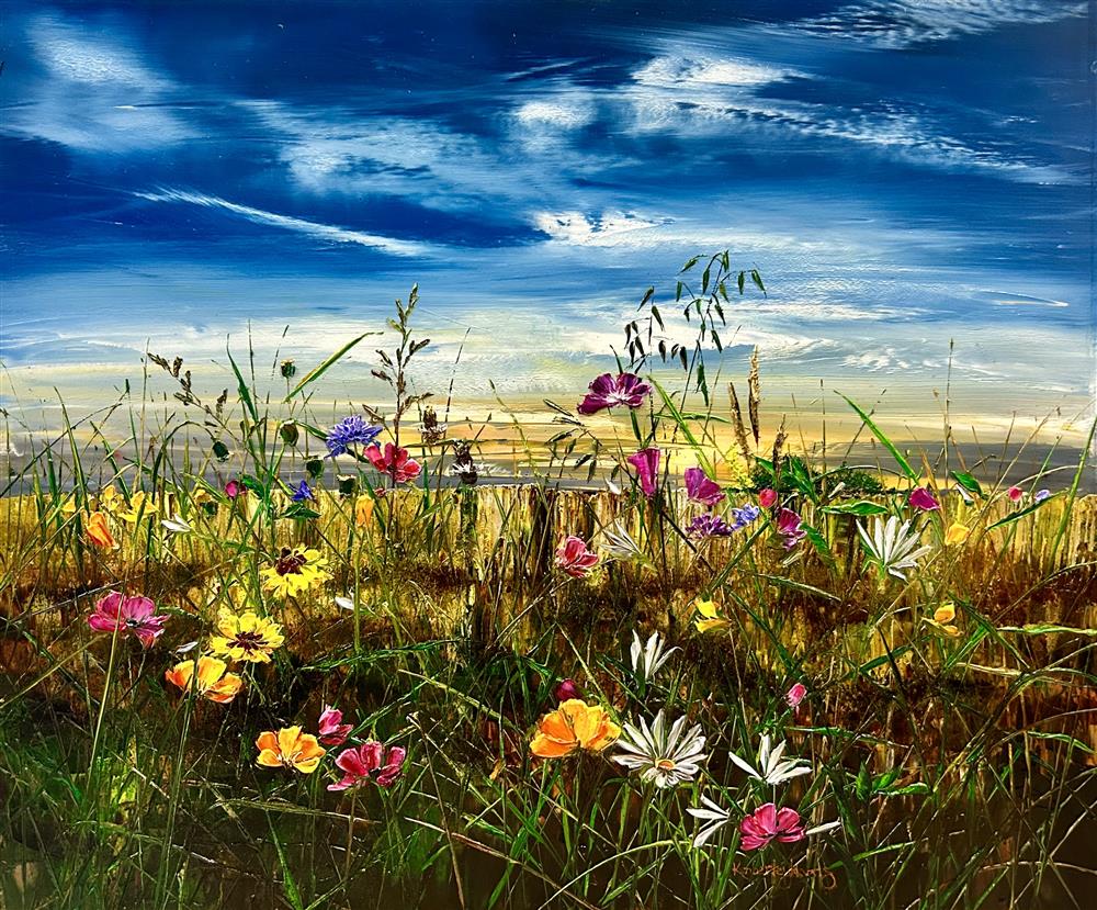 Kimberley Harris - 'Summertime Esctasy' - Framed Original Art