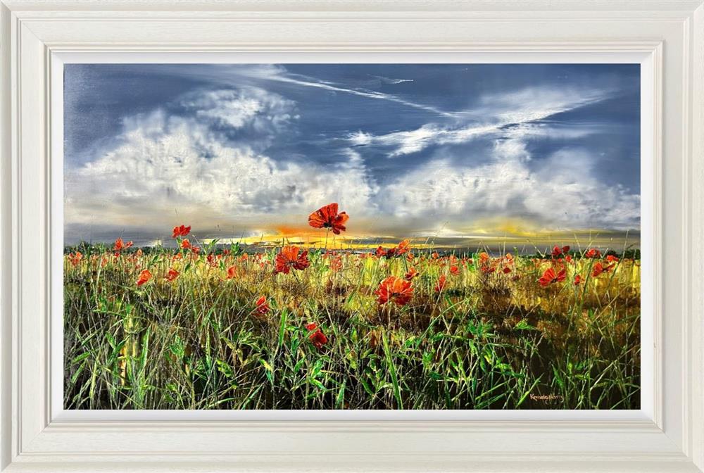 Kimberley Harris - 'Poppy Dreamcast' - Framed Original Art