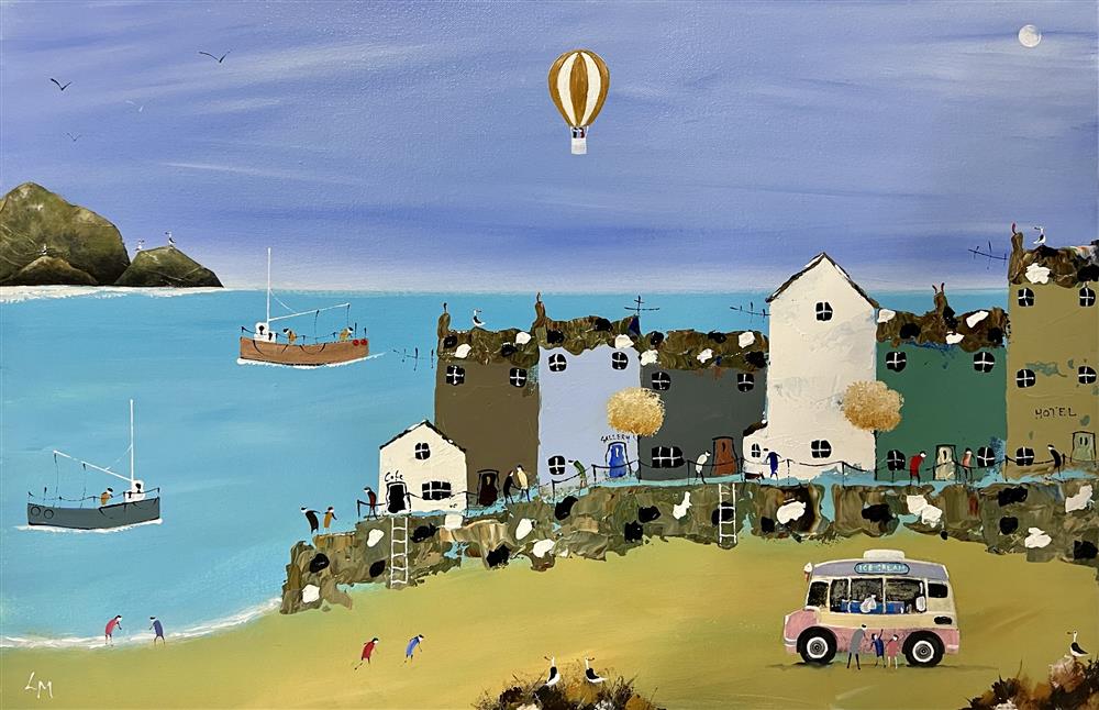 Lee McCarthy - 'Ice Cream Sundaes' - Framed Original Artwork