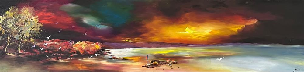 Lillias Blackie -  'Golden Reflection' - Framed Original Art