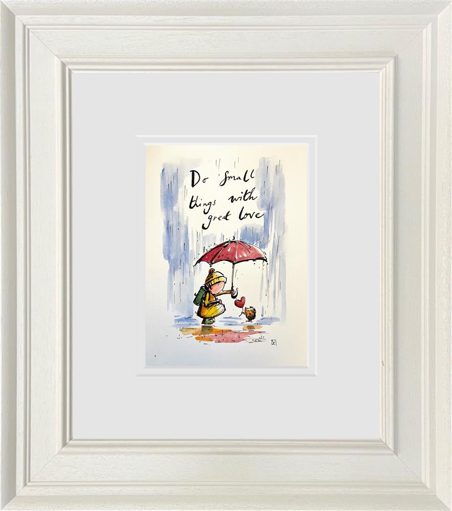 Michael Abrams - 'Do Small Things With Great Love - Sketch' - Framed Original Art