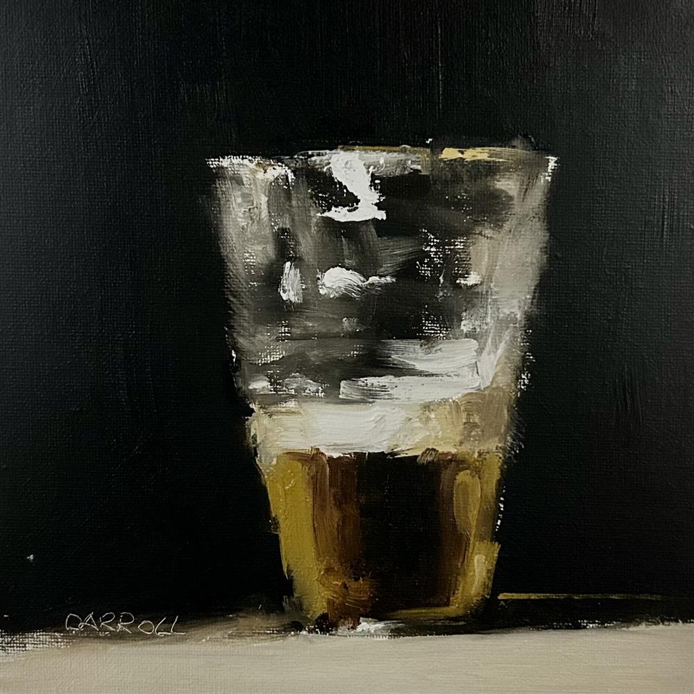 Neil Carroll -  'Glass Of Beer' - Framed Original Painting