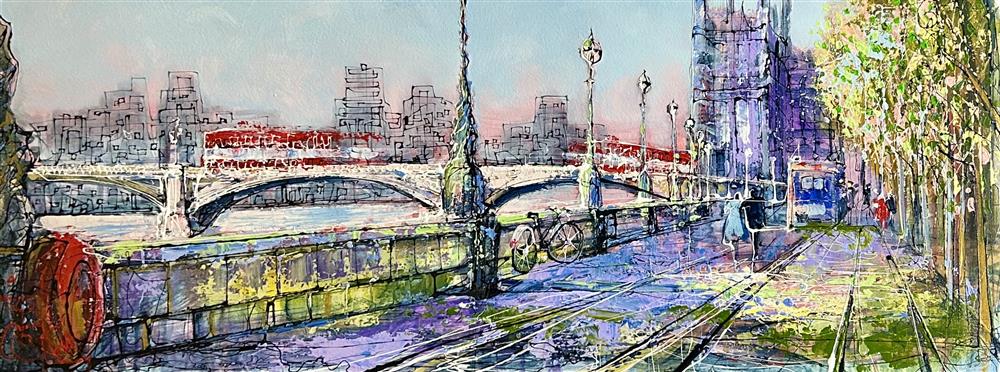 Nigel Cooke - 'The Morning Commute' - Framed Original Artwork