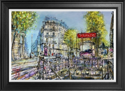 Nigel Cooke - 'Urban Arteries' - Framed Original Artwork