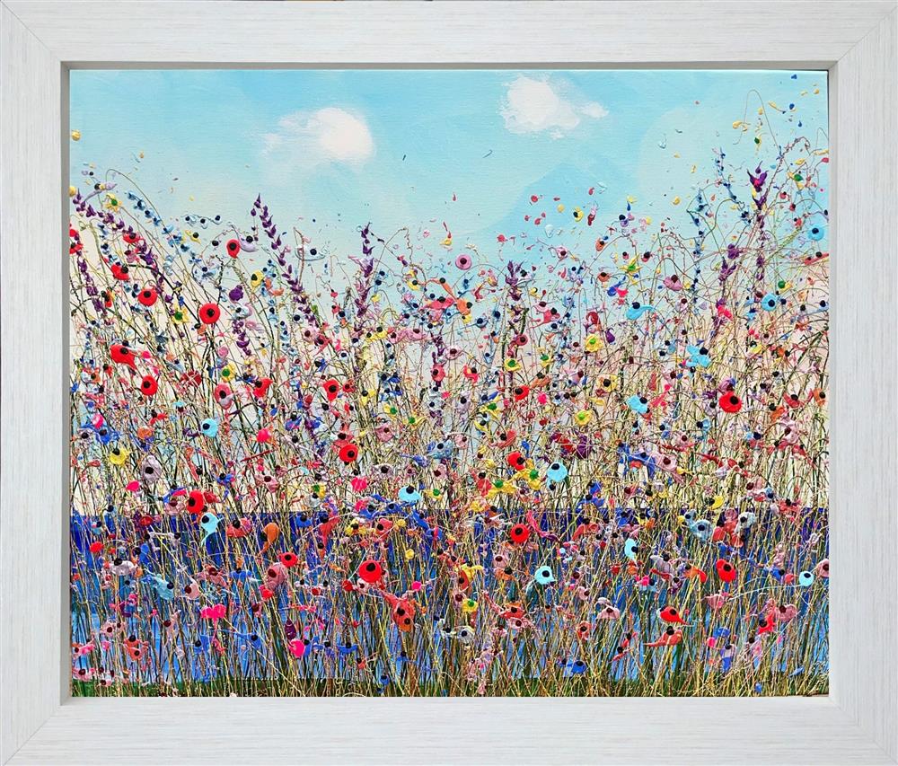 Lisa Pang - 'New Flowers Everywhere' - Framed Original Artwork