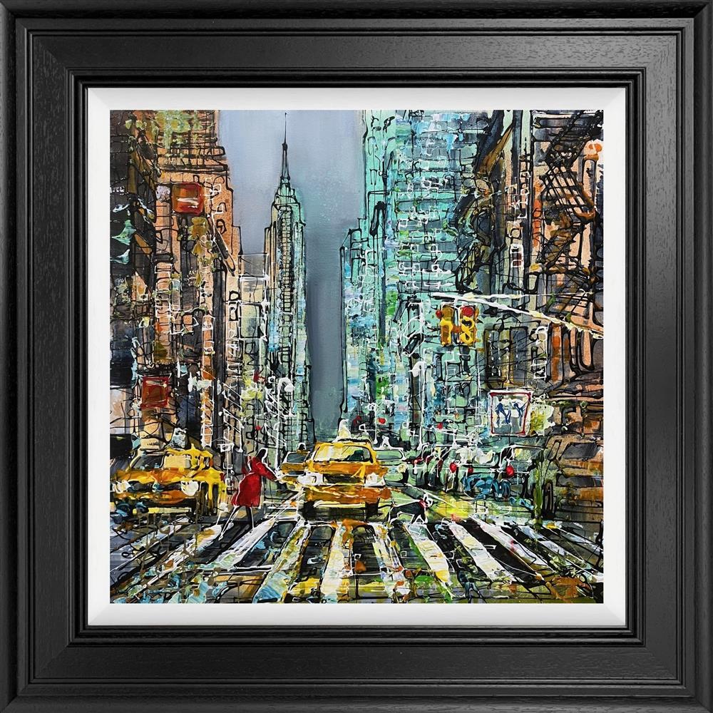 Nigel Cooke - 'New York City Lights' - Framed Original Artwork