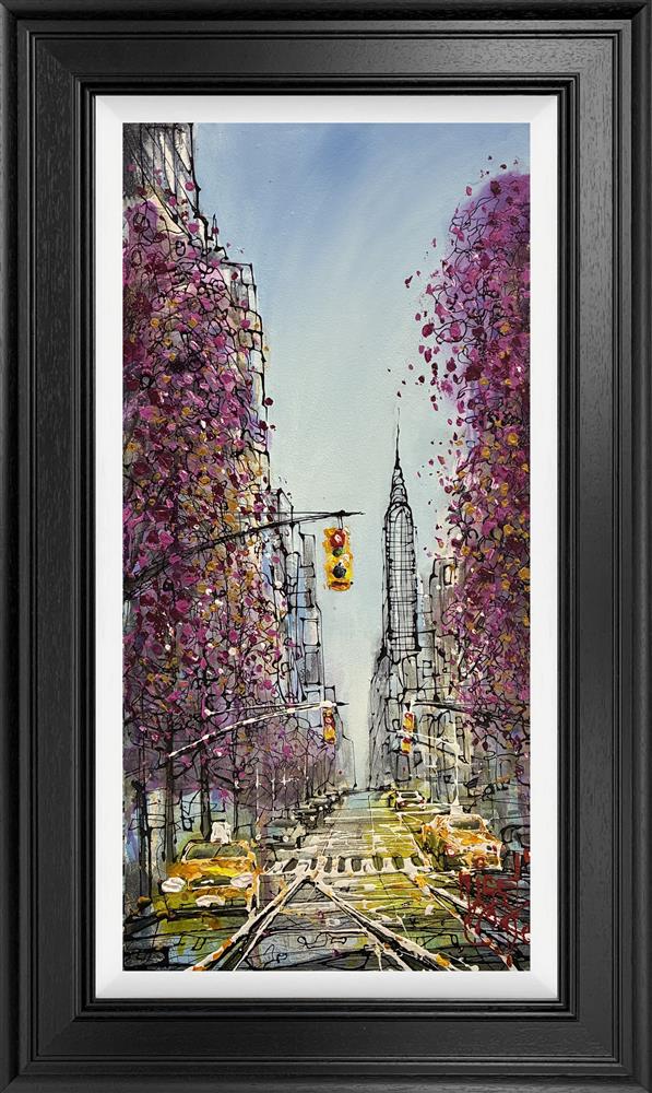 Nigel Cooke - 'New York's Blooming Avenue' - Framed Original Artwork