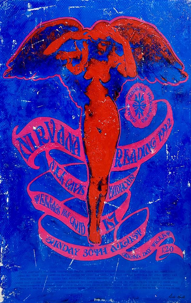 Linda Charles - 'Nirvana - Reading Festival,  August 1992' - Framed Original Artwork