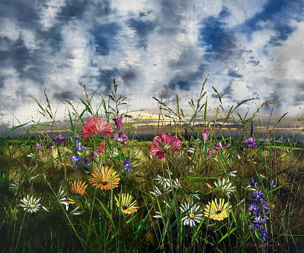 Kimberley Harris - 'Noon's Green Silence' - Framed Original Art