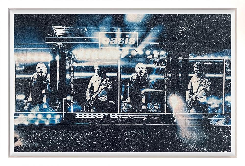 Fezz - 'Oasis - Opening Night, Cardiff 2025' - Framed Original Artwork