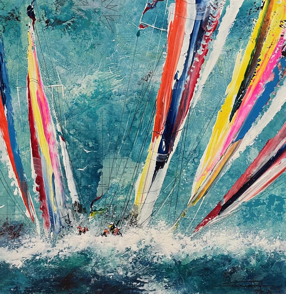 Dale Bowen - 'Ocean's Embrace' - Framed Original Art