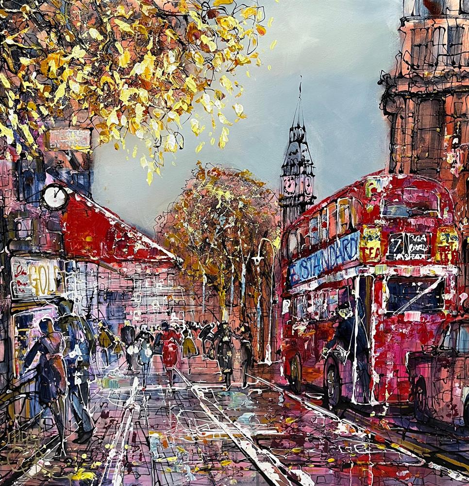 Nigel Cooke - 'Off At The Next Stop' - Framed Original Artwork