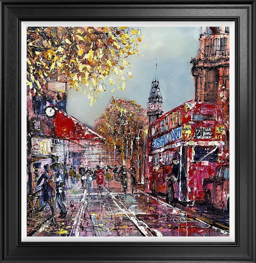 Nigel Cooke - 'Off At The Next Stop' - Framed Original Artwork