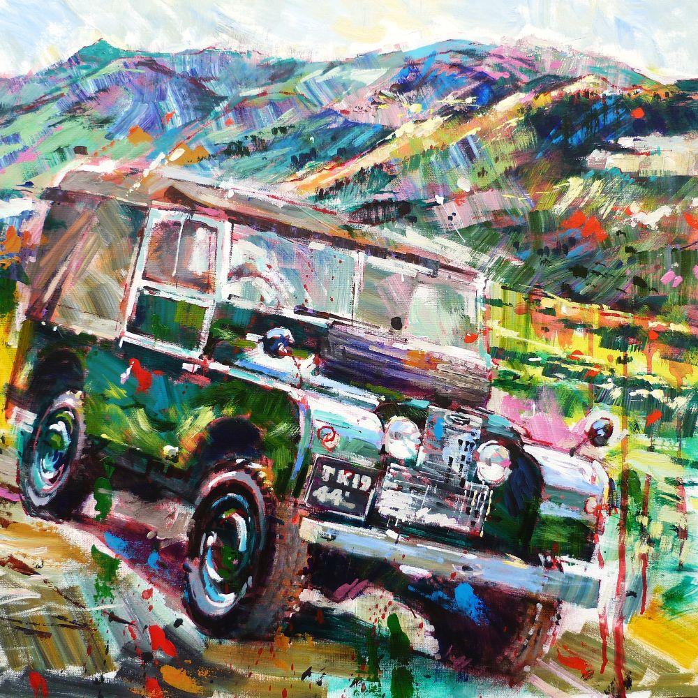 Colin Brown - 'On Road' - Framed Original Artwork