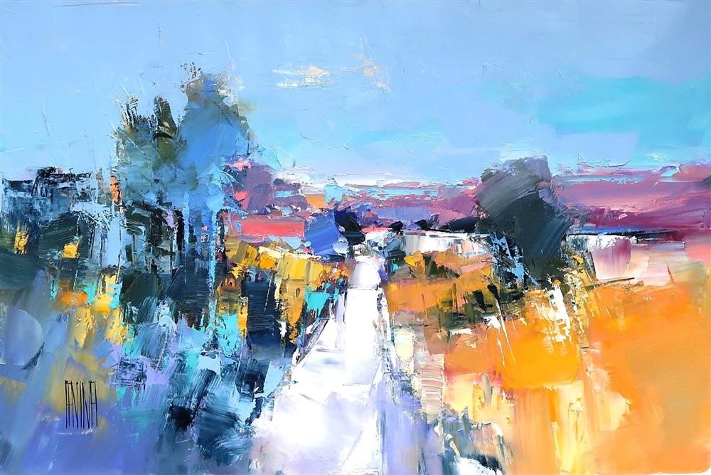 Hervé Lenouvel  'Off The Beaten Track' - Framed Original Artwork