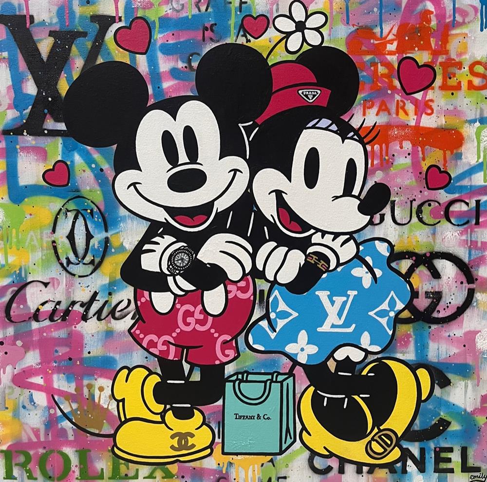 Emily Crook - 'Old Friends' - Framed Original Art