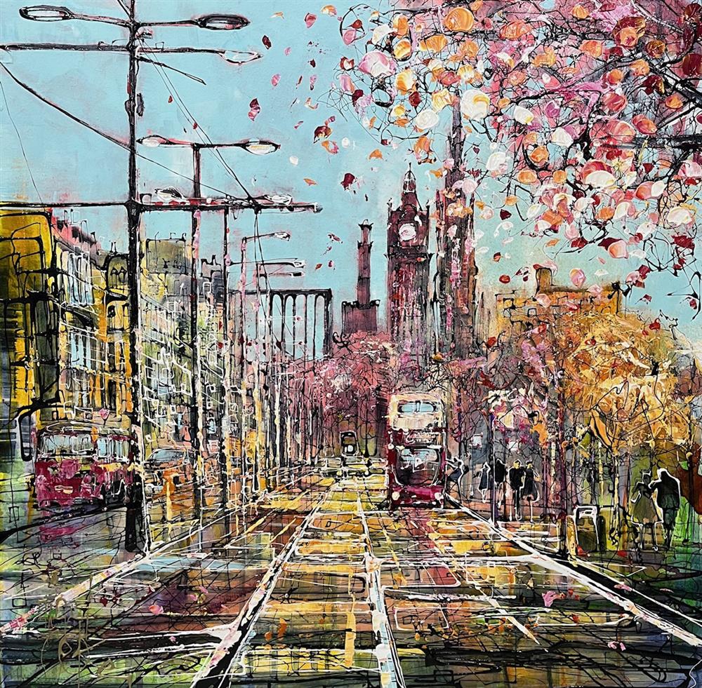 Nigel Cooke - 'Old Town By Day' - Framed Original Artwork