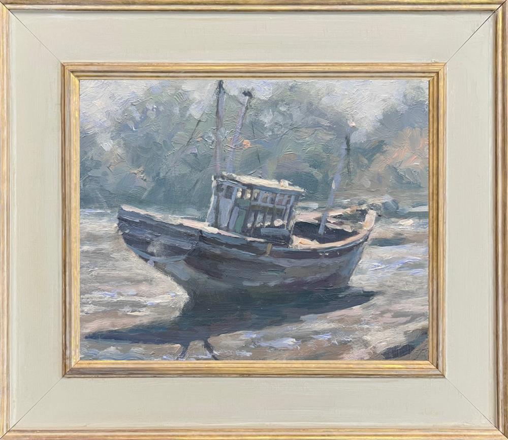 Rachele Dryden-Smith - 'Old Trawler' - Framed Original Artwork