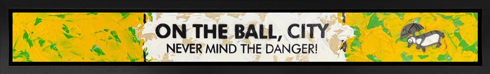 Hue Folk - 'On The Ball - Single Pallet' - Framed Original Artwork