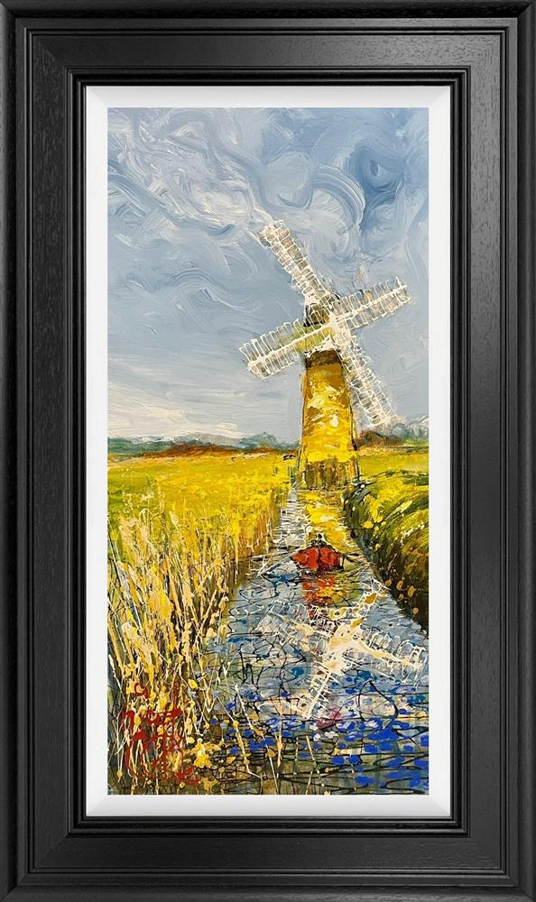 Nigel Cooke - 'On The Broads' - Framed Original Artwork